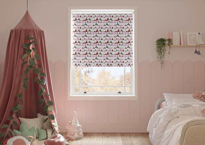 Cloudy Peaks, Petal - Roller Blind - Image 3